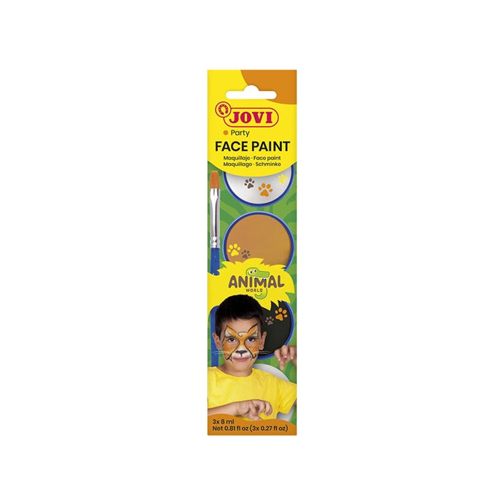 Arcfesték készlet Animal tartozékokkal 3 x 8 ml (4)