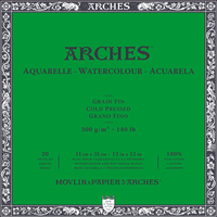 ARCHES Aquarelle akvarelltömb CP természetes fehér 300 g/m² – 20 lap