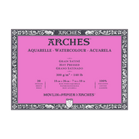 ARCHES HP akvarelltömb természetes fehér 300 g/m² – 20 lapos