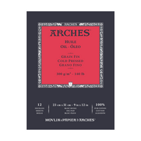 ARCHES Huile CP olajfestő tömb 300 g/m² 23 x 31 cm - 12 lap