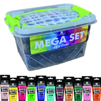 ACRYL PRO Kompozit akrilfesték készlet dobozban - 42 x 75 ml