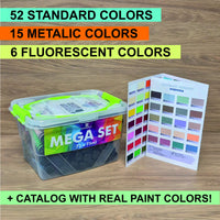 Kompozit ACRYL PRO BOX akrilfesték készlet 73 x 75 ml