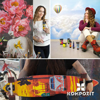 Kompozit ACRYL PRO BOX akrilfesték készlet 73 x 75 ml