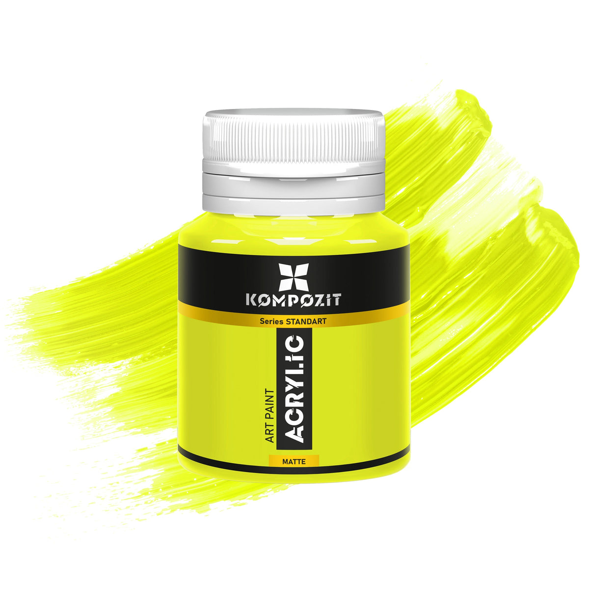 STANDART Kompozit Fluorescent akrilfesték 20 ml – 111 Fluoreszkáló lime zöld