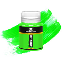 STANDART Kompozit Fluorescent akrilfesték 20 ml – 112 Fluoreszkáló zöld