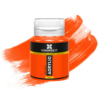 STANDART Kompozit Fluorescent akrilfesték 20 ml – 113 Fluoreszkáló narancssárga
