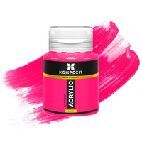 STANDART Kompozit Fluorescent akrilfesték 20 ml – 114 Fluoreszkáló rózsaszín