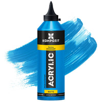 Kompozit STANDART Fluorescent akrilfesték 500 ml – 116 fluoreszkáló kék