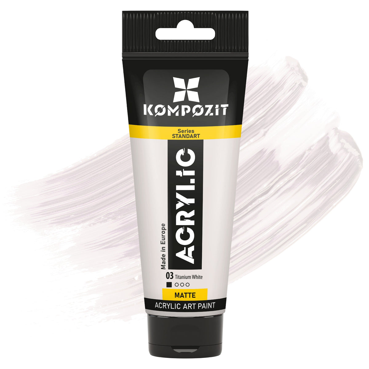 STANDART Kompozit akrilfesték 75 ml – 03 Titánfehér