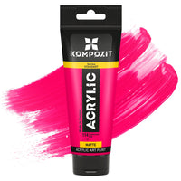 Kompozit STANDART Fluorescent akrilfesték 75 ml – 114 Fluoreszkáló rózsaszín