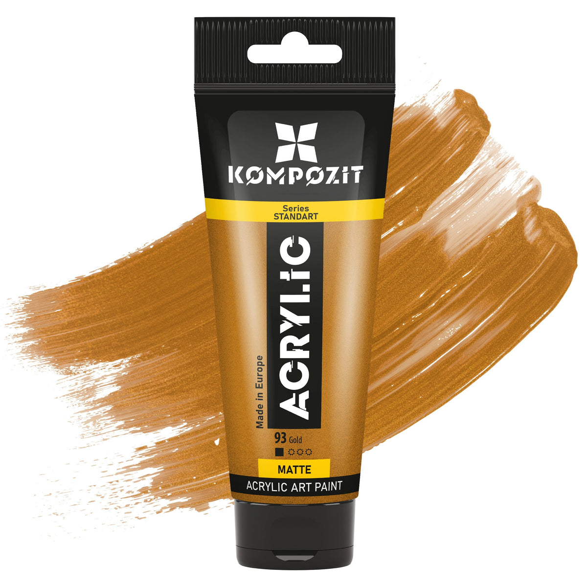STANDART Kompozit Metallic akrilfesték 75 ml – 93 Arany