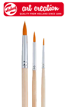 ArtCreation műanyag szálú ecsetek - 3 részes készlet