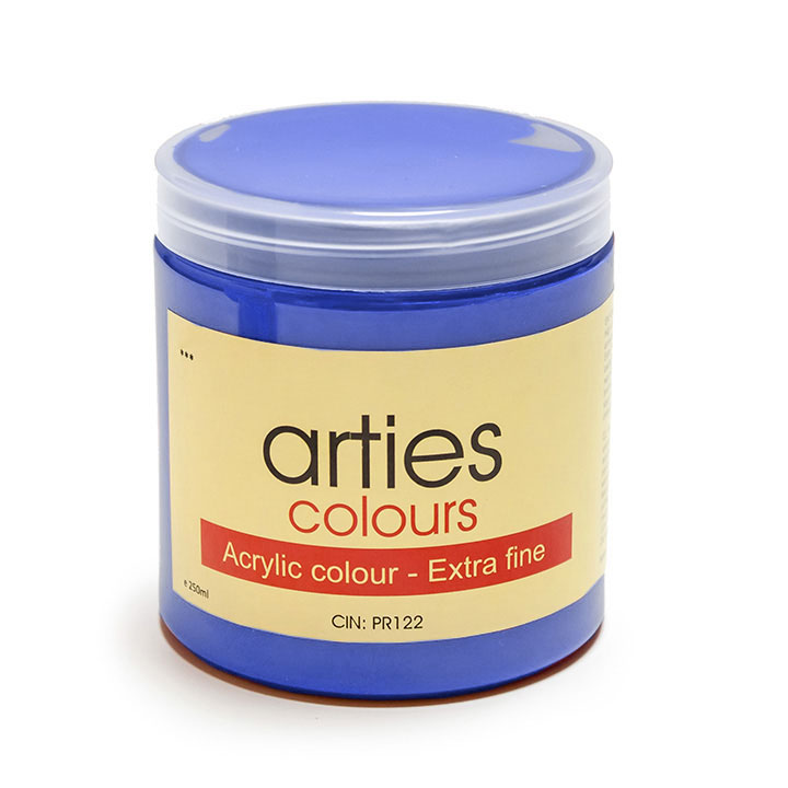 Arties Colours akrilfesték 250 ml / 45 színben – Coral Red
