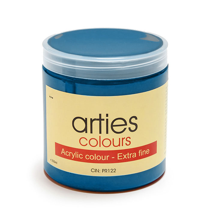 Arties Colours akrilfesték 250 ml / 45 színben - Cerulean kék árnyalat