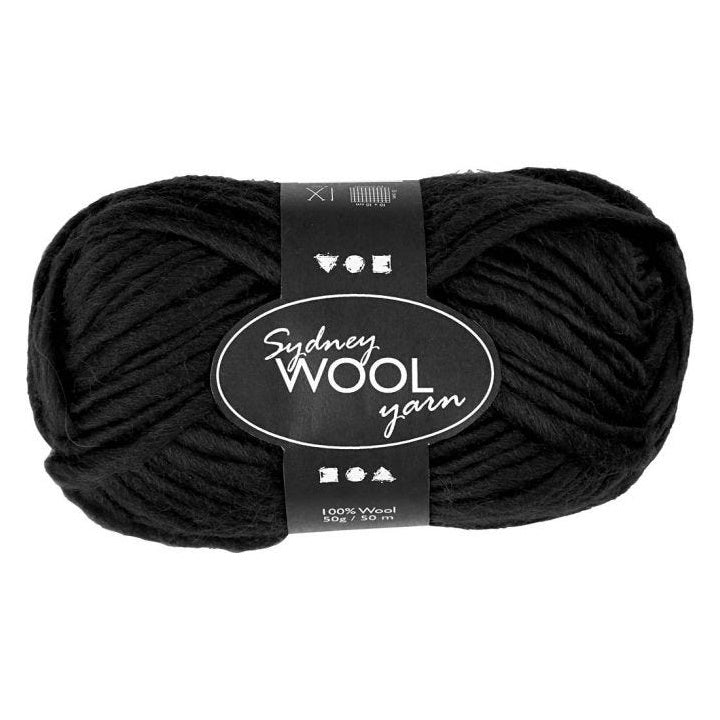Ausztrál fonal Sydney 50 m – black