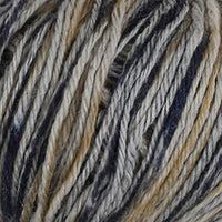 Baby merino fonal 100 m többszínű - kékesfehér