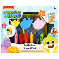 Baby Sharks zsírkrétakészlet a fürdéshez