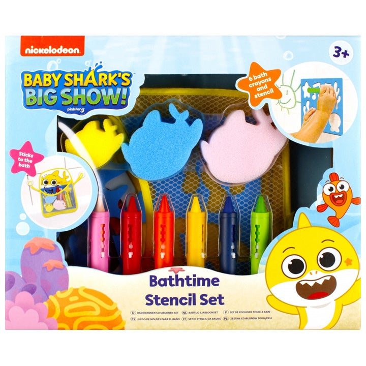 Baby Sharks zsírkrétakészlet a fürdéshez