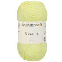Pamutfonal Schachenmayr SMC Catania 50 g – 00100 baby sárga