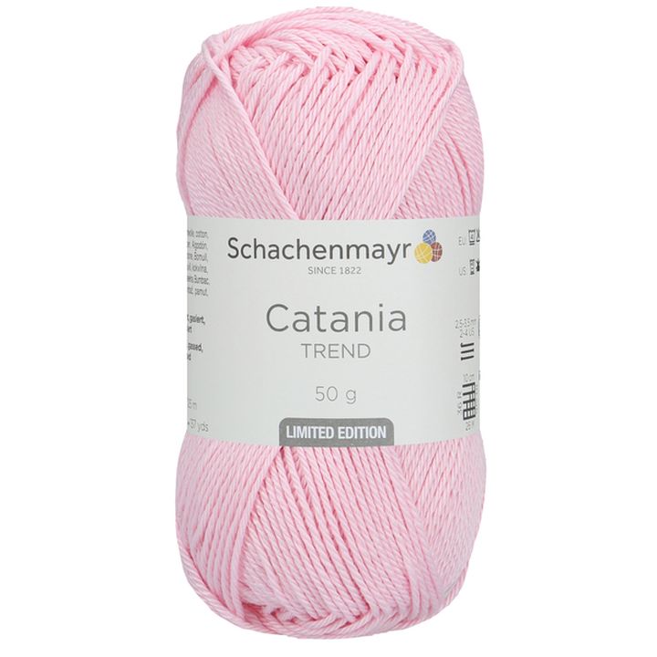 Pamutfonal Schachenmayr SMC Catania Trend 50 g – 00501 világos rózsa