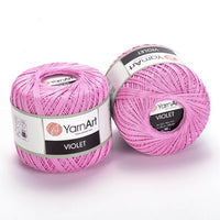 Pamut fonal YarnArt Violet 50 g – 319 rózsa