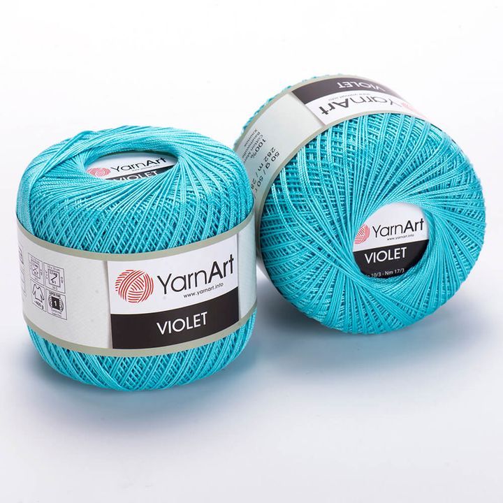 Pamut fonal YarnArt Violet 50 g – 5353 kék