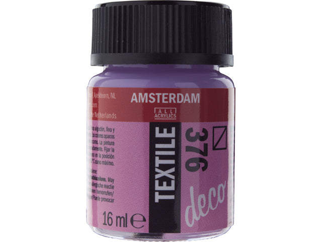 Textilfesték Amsterdam Textile Deco 16 ml – tiszta piros átláthatatlan - 388