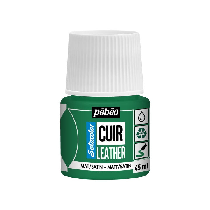 Bőrfesték Pebeo Setacolor matt/satin 45 ml – khaki zöld