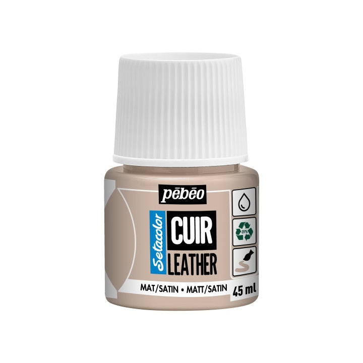 Bőrfesték Pebeo Setacolor matt/satin 45 ml – betonszürke