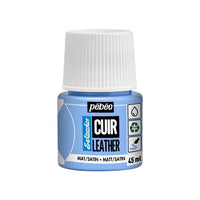Bőrfesték Pebeo Setacolor matt/satin 45 ml - jégkék