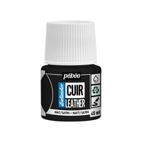 Bőrfesték Pebeo Setacolor matt/satin 45 ml - extrém fekete