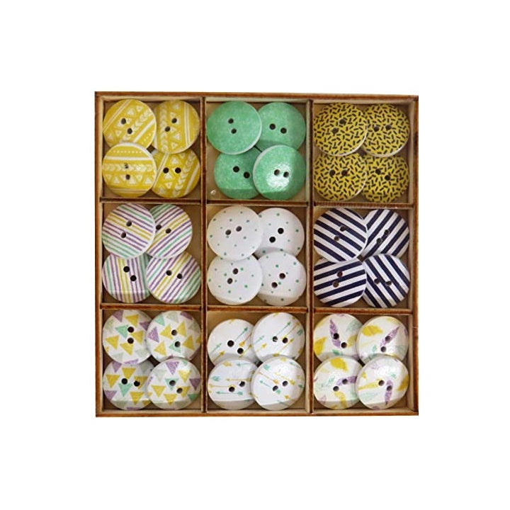 Fa gombok Craft Sensations 36 db – Set 1