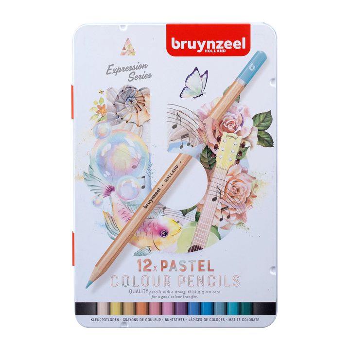Bruynzeel Pastell Színes Ceruzák - 12 db (1)
