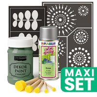 Bútorfelújító készlet ezüst sprayfestékkel - Khaki (1)