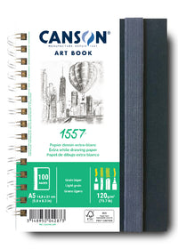 Canson Art Book 1557 keményfedeles vázlatfüzet – A5, 120 g, 50 lap