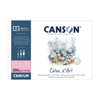 CANSON Coton d'Art HP akvarelltömb 300 g/m² 36 x 51 cm - 20 lapos