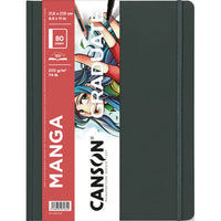 Canson Graduate Art Book Manga vázlatkönyv 200 g/m², 80 lap, 21,6 x 27,9 cm, keménytáblás