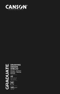 Canson Graduate Art Book Sketch & Draw vázlatfüzet 140 g/m², 40 lap, A5, keménytáblás