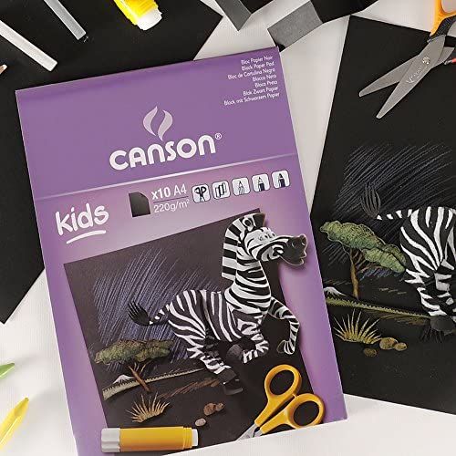 CANSON Kids gyermek vázlattömb 220 g - 10 lap, 24 x 32 cm, ragasztott