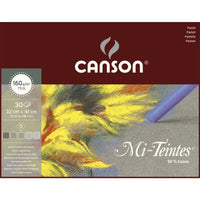 Canson Mi-Teintes ragasztott pasztelltömb 160 g/m² 30 lap 32 x 41 cm Grey