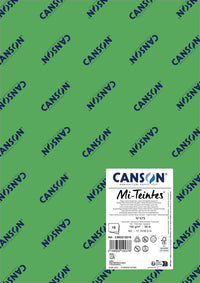 Canson Mi-Teintes pasztellpapír A3 160 g - 10 ív – Almazöld 475