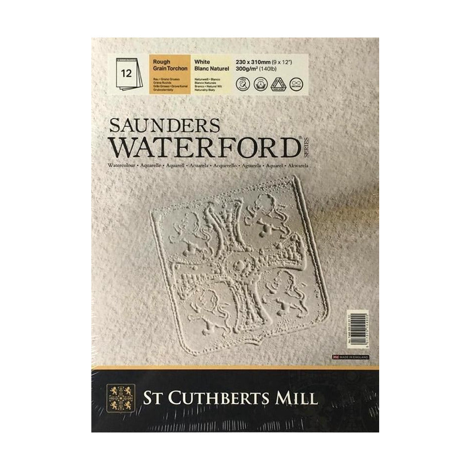 CANSON Saunders Waterford akvarelltömb CP fehér 300 g/m² 23 × 31 cm - 12 lap
