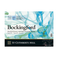 CANSON St Cuthberts Bockingford akvarelltömb 300 g/m² 12 lap spirál 18 – 41 cm