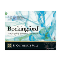CANSON St Cuthberts Bockingford akvarelltömb 300 g/m² 12 lap spirál 18 – 41 cm