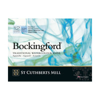 CANSON St Cuthberts Bockingford akvarelltömb CP fehér 300 g/m² - 12 lap
