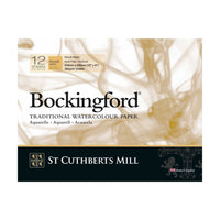 CANSON St Cuthberts Bockingford akvarelltömb Rough 300 g/m² - 12 lap