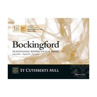 CANSON St Cuthberts Bockingford akvarelltömb Rough 300 g/m² - 12 lap