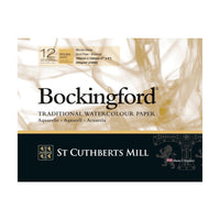 CANSON St Cuthberts Bockingford akvarelltömb Rough 300 g/m² - 12 lap