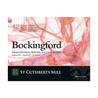CANSON St Cuthberts Bockingford akvarelltömb sima (HP) fehér 300 g/m² - 12 lap
