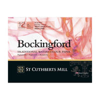 CANSON St Cuthberts Bockingford akvarelltömb sima (HP) fehér 300 g/m² - 12 lap